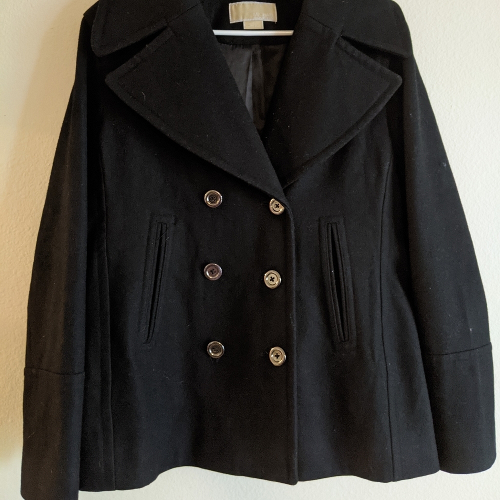 Michael Kors Peacoat, Large, Black